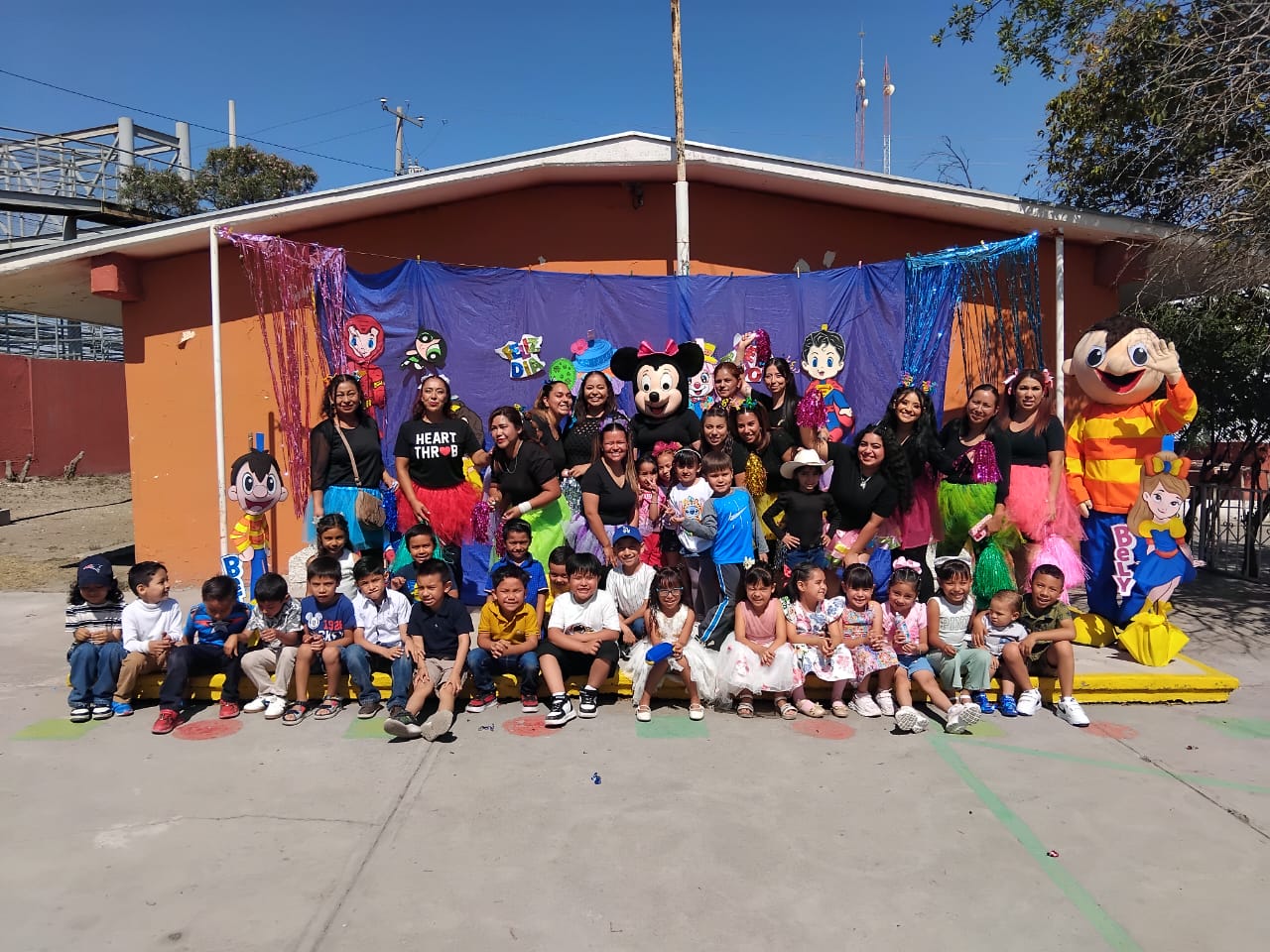 Aula decorada